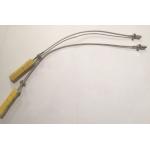 M6 Thread K Calibration Thermocouple RTD Probe With Two Mini Connector for sale