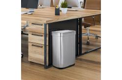 China Automatic Rectangle Touchless Smart Trash Can ，SS Smart Sensor Garbage Bin supplier