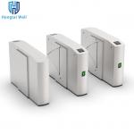 RS485 Interface Retractable Flap Barrier QR Code Turnstile 25W for sale