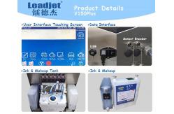 China Industrial Small Character Continuous Inkjet Printer , Date Coding Machine supplier