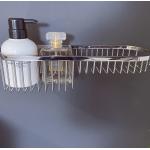 Double Layer Bathroom Shelves Corner Wall Rack Sus304 Bath Basket for sale