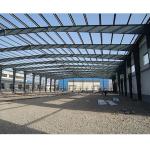 Customizable Versatile Steel Frame Warehouse Construction With Sandwich Panel Roof Cladding for sale