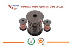 China Solid Unscreened Thermocouple Cable High Silica Fiberglass Thermocouple Wire 2*0.2mm supplier