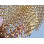 3.8mm To 30mm Metal Ring Mesh Pvd Finished Chainmail Weave Type For Curtain for sale