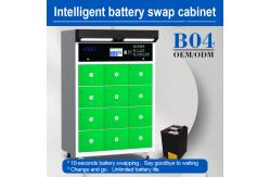 China 12 Slot Battery Swapping Cabinet Charging Stations For Electric Motorcycle 220V supplier