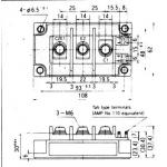 IGBT Power Module 2MBI300TA-060 IGBT Module  FUJITSU IGBT Power Module for sale