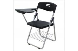 China School Student Folding Training Chair With Writing Conference Pad Table Plastic Book Basket supplier