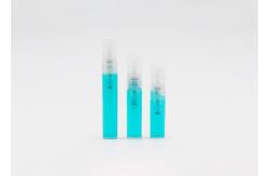 China 3ml Empty Mini Plastic Perfume Bottle Tester With Clear Atomizer Spray Pump supplier