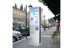 China Advertising Public Coin Operated Multi Cell Phone Charging Kiosk With Safe Lock Box supplier