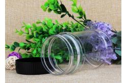 China Moisture Proof Clear Pet Jars Food Grade PET Transparent Clear Plastic Cylinder supplier