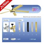 REACH Certified 1stshine LED Ceiling Fan with Dimmable Lighting and Remote Control
