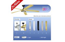 China REACH Certified 1stshine LED Ceiling Fan with Dimmable Lighting and Remote Control supplier