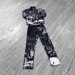 Custom Zip up Jacket Sweatpants Set Streetwear 2 Pieces Set Joggers Dtg Vintage Print Tracksuit Jacket and Pants Set Manufacture for sale