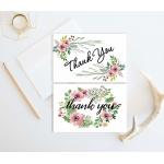 100 Count Recycled Greeting Cards , Wedding Greeting Cards Thank You Notes for sale