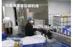 China Automatic Bottle Filling Capping Machine Line For Hand Sanitizer / Disinfectant / Alcohol supplier