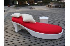 China High Heel Shoes Shaped Cane Daybed , White Resin Wicker Daybed supplier