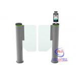 Infrared Sensor Alarm System Temperature Screening Face Recognition Temperature Turnstyle Door for sale
