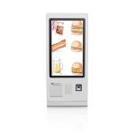Android Retail Touch Screen Kiosk Desktop Restaurant Ordering Kiosk for sale