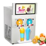 Totally Enclosed Frozen Cocktail Ice Slush Machine Bubble Tea Cocktail Margarita Milkshake for sale