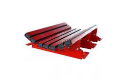 China UHMWPE Polyurethane Rubber Slider Impact Roller Bed Wear Resistant Adjustable Buffer supplier