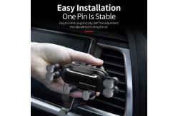 China Auto Lock Gravity Car Phone Holder ABS 360 Degree Rotation supplier