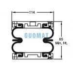 4 1/2X2 Steel Double Convoluted Air Bag SP2441 Dunlop Flange Connection