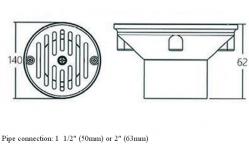 China SS304 Swimming Pool Water Returns supplier