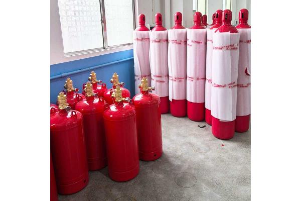 High Performance FM200 Cylinder For Archives Room Automatic Fire Extinguisher System