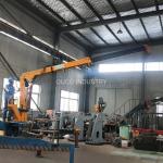 Ccs Certification White 0.6t 5m Telescopic Boom Crane For Applied In The Luxury Yacht for sale