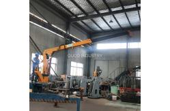 China 0.6t 5m Hydraulic Pedestal Mouted Small Marine Cranes supplier