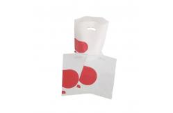 China Durable Eco Friendly Recyclable Plastic T Shirt Bags With Flat Perforated Handles supplier