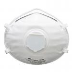 White Dustproof Disposable Face Mask , Protective Elastic Air Pollution Mask for sale