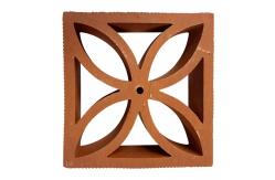China Red Brick Breeze Blocks Concrete Screen Wall Sun Wall Hollow Brick Wall Design supplier