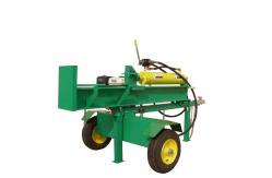China 100mm Gasoline Wood Chipper Precision Horizontal Log Splitter supplier