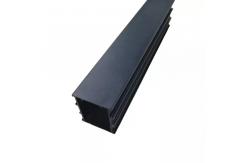 China Black Aluminum Extruded Channel Structural Curtain Track Building Materials supplier