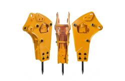 China JCB Backhoe Hydraulic 3 Ton Rock Breaker 75mm Skid Loader Jack Hammer supplier
