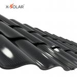 Short-Circuit Voltage 8.62A BIPV Solar Roof Tiles Photovoltaics Max. System Voltage DC 1000/ 1500V IEC 50W Solar Panel Tile Shingle