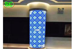 China Indoor P4 Fixed Advertising LED Screens Curved LED Display Cylindrical Screens supplier