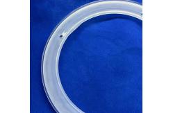 China Transparent Frosted Fused Silica Glass Stone Punching Ring supplier