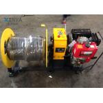 Cable Pulling Winch / Diesel Cable Winch For Cable Pulling During Tower Erection