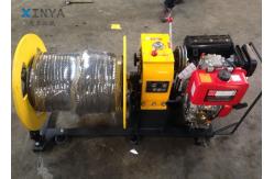 China Cable Pulling Winch / Diesel Cable Winch For Cable Pulling During Tower Erection supplier