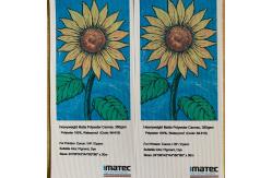China Blank Inkjet Printed Polyester Canvas Roll 24 36 With Eco Solvent Inks supplier