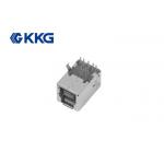 90 Degree USB Female Socket , Micro Usb Type B Female Socket ISO9001 for sale