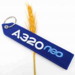 Aviation-Themed + Luxe Finish A320 neo Key Fob | Clear Double-Sided Text | Compact & Durable + Souvenir Gift​ for sale