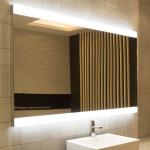 Customized Decorative Led Bathroom Mirror Light With Music Speaker and Rectangle Shape for sale