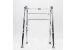 China 76cm Height Lightweight Aluminum Walker For Elderly Easy To Fold Walking Aids supplier