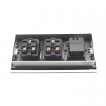 ROHS Wear Resistant Slide USB Desktop Power Socket