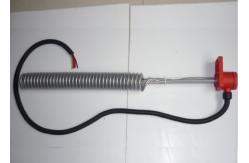 China PTFE Single Tubular Spiral Heaters Vertical Horizontal Bottom Position supplier
