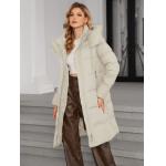 Comfortable Cotton Jacket With Hood 42-50 Size Polyester Material