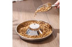 China Eating Anti Choking 1000ml Stainless Steel Slow Feeder Bowl supplier